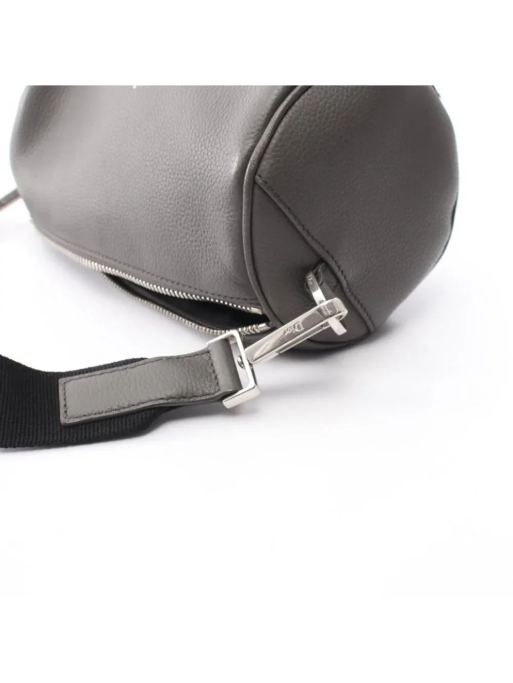 Dior Homme Shoulder Bag Atelier Lola Gray Leather Logo